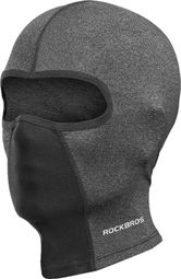 Cagoule balaclava de cyclisme gris foncé sans ouverture pour lunettes