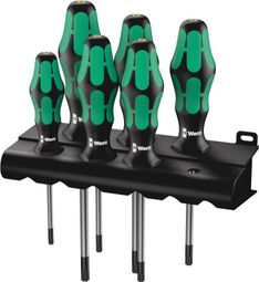Wera-Jeu de tournevis av. fonction de ret. + Rack-367/6 TORX HF