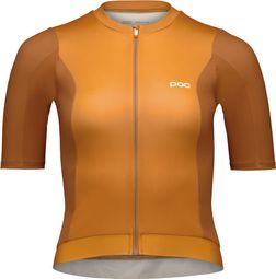 Poc Cadence Orange/Braun Kurzarmtrikot Women