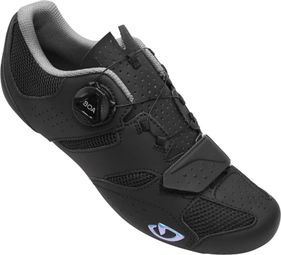 Damen-Rennradschuhe Giro Savix II Schwarz