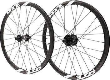 Paire de Roues Carbone Expert Pride Gravity SL Gloss Disc 28h Noir