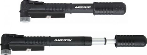 Massi Hand Pump CM-07 Telescopic Double Shot Black