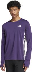 Maillot adidas Performance Adizero de manga larga, Morado, Hombre
