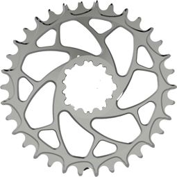 Plateau Alugear Rond ELM Direct Mount Sram 3 vis 10/11/12 Vitesses Argent
