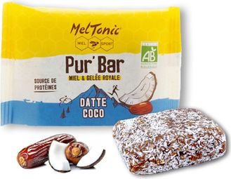 Barre Énergétique Meltonic Pur'Bar Datte / Noix de Coco / Miel / Gelée Royale 50g