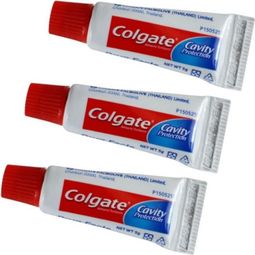 Mini tubes de dentifrice Colgate (lot de 3 tubes)