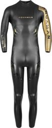 Aquaman Crawl uniseks neopreen wetsuit zonder rits, zwart/goud