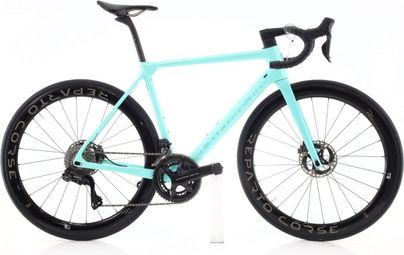 Produit reconditionné · Bianchi Specialissima Di2 12V · Bleu / Vélo de route | Très bon état
