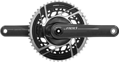 Sram Red E1 DUB 48-35 Tanden 2x12V Crankset (zonder doos) Zwart