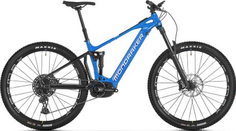 VTT Électrique Tout-Suspendu Mondraker Chaser R Sram GX/SX Eagle 12V 750 Wh 29'' Bleu Carrera Noir 2024 - Produit Reconditionné