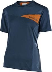 Troy Lee Designs Skyline Blue / Orange Women's Short Sleeve Jersey