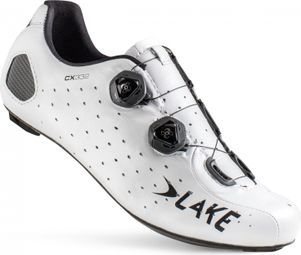Chaussures de Route Lake CX332 Blanc / Noir
