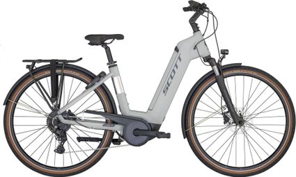 Scott Sub Active eRide Unisex Hybrid Bike Shimano Cues 9S 400Wh 700mm Grau