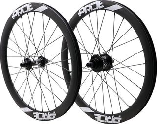 Paire de Roues Carbone Pride Gravity Mat Expert Disc 28H Noir