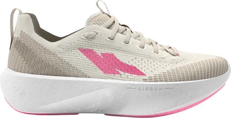 Kiprun Kipnext hardloopschoenen voor dames, beige/roze