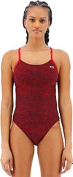 Traje de baño de 1 pieza para mujer Tyr <p><strong>Lapped Cut</strong></p>outfit Rojo