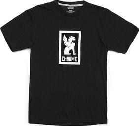 Camiseta con el logotipo del bordevertical de Chrome Negro