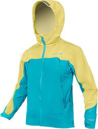 Wasserdichte Jacke Endura MT500 II Atlantic Blau / Gelb