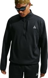 Camiseta térmica Nike ACG Wolf Grid negra para hombre