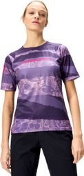 Endura Patchwork Jersey met korte mouwen voor dames Limited Edition Purple