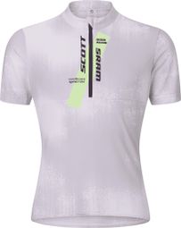 Maillot Manches Courtes Scott Junior Violet Enfant