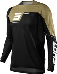 Shot Rogue Revolt Langarmtrikot Schwarz / Gold