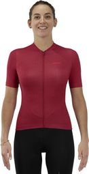 Maillot Manches Courtes Mavic Sequence Femme Bordeaux XS