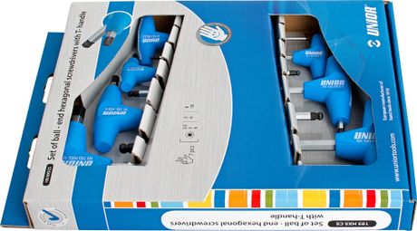 Set di chiavi a brugola Unior da 2,5 mm a 10 mm