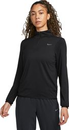 Nike Swift Schwarzes Damen 1/4-Zip-Oberteil