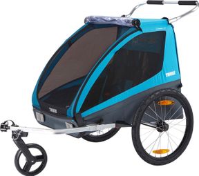 Rimorchio per bambini Thule Coaster 2 XT Blu