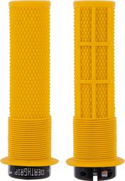 DMR DeathGrip Grips with Flanges Yellow