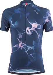 Loeffler maillot cycliste manches courtes W Bike Jersey HZ Serenade Mid - Bleu foncé