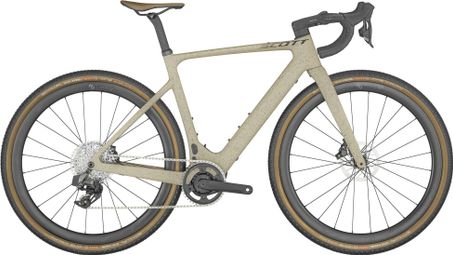 Vélo de Gravel Électrique Scott Solace Gravel eRide 20 Sram Rival XPLR AXS 12V 360Wh 700 mm Beige
