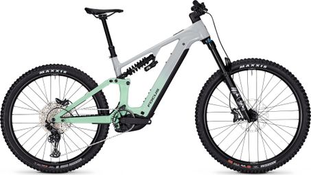 Focus SAM² 6.8 Shimano Deore 12V 600Wh MX (29/27.5'') Grey/Green 2025 Electric All-Suspension Mountain Bike