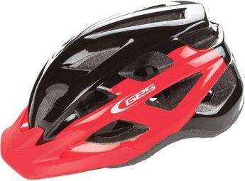 Casque vélo Ges® City Varik - Rouge/Noir  L/XL (58-62cm) Noir/Rouge