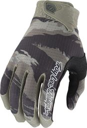 Troy Lee Designs AIR BRUSHED Camo ARMY Guantes verdes