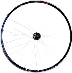 Roue VTT 24'' arrière alu argent double paroi moy alu blocage rl 7-6v