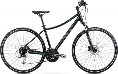 Vélo VTC 28  Femme - ROMET - Orkan 5 - BLEU/NOIR