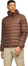 Chaqueta acolchada Mammut Waymarker IN con capucha, marrón, para hombre
