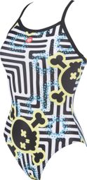 Arena Crazy Labyrinth Light Drop Back Multi-Color One-Piece Swimsuit for Women