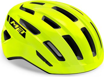 Met Miles Mips Helmet Glossy Fluo Yellow