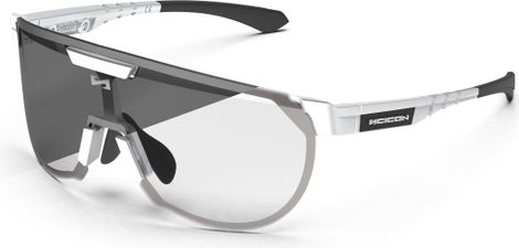 Lunettes Aerotrail Blanc Brillant / Photochromique Argent Scicon Sports