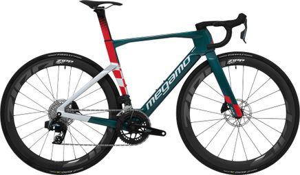 Rennrad Megamo Pulse 07 SLR Sram Rival AXS 12V 700 mm Grün/Orange/Silber 2027