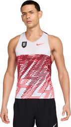 Débardeur Nike AeroSwift BTC Blanc/Rouge Homme