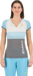 Karpos Women's Moved Evo Blue T-Shirt