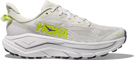 Chaussures Trail Hoka Challenger 8 Blanc/Jaune Femme