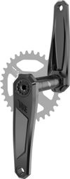 Title CR1 Cranks | 136 mm Axle | Black (Without Chainring)