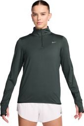 Nike Dri-Fit Swift Element UV Green Women's 1/2 Zip Top