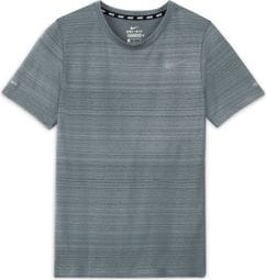 Maillot manches courtes Nike Dri-Fit Miler Gris Garçon