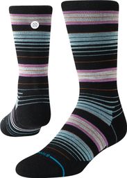 Chaussettes Stance Rockford Light Wool Crew Noir/Rose